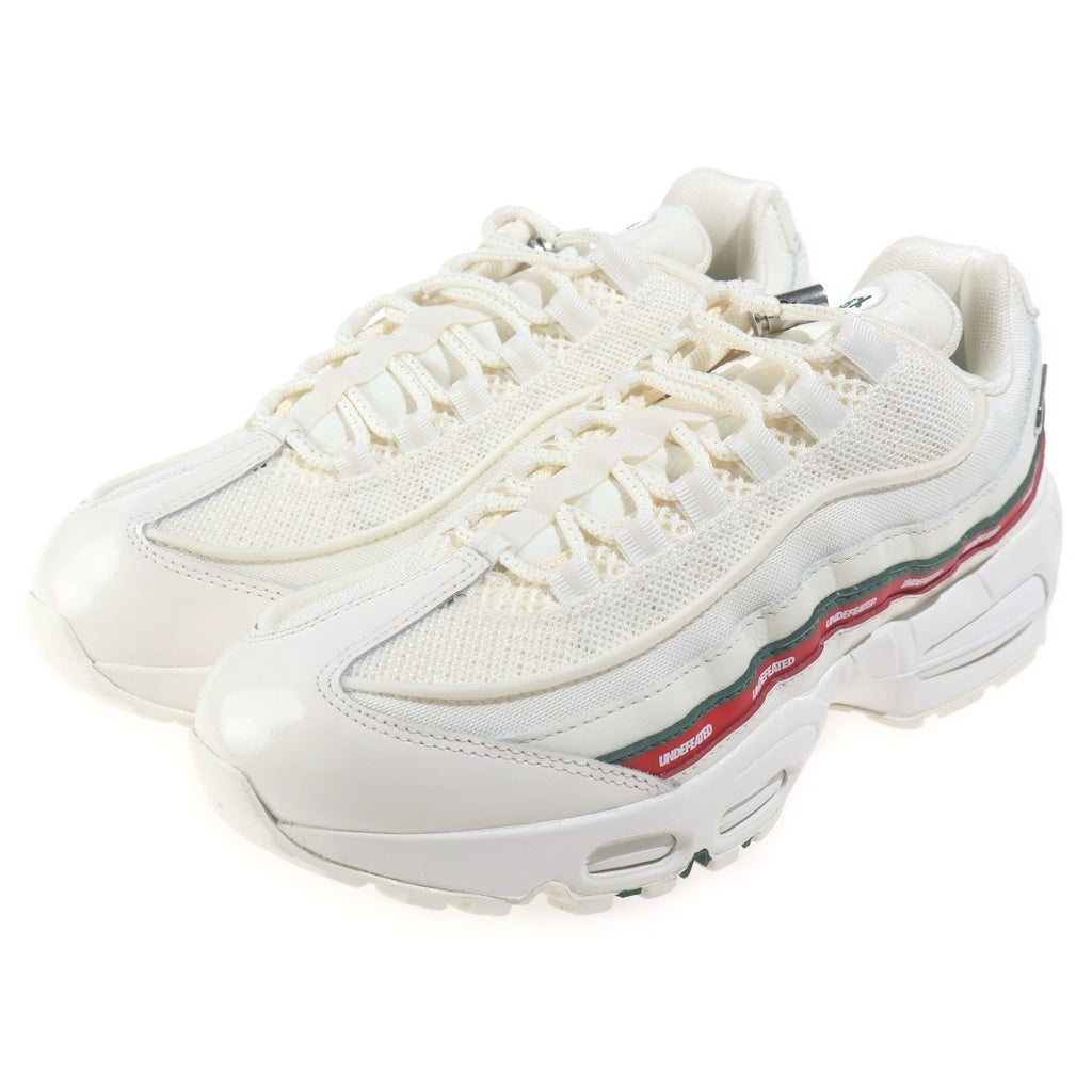 NIKE(ナイキ) ×UNDEFEATED AIR MAX 95 SP SAIL アンディフィーテッド エアマックス95 セイル ローカットスニーカー クリーム US7.5/25.5cm IB4453-100