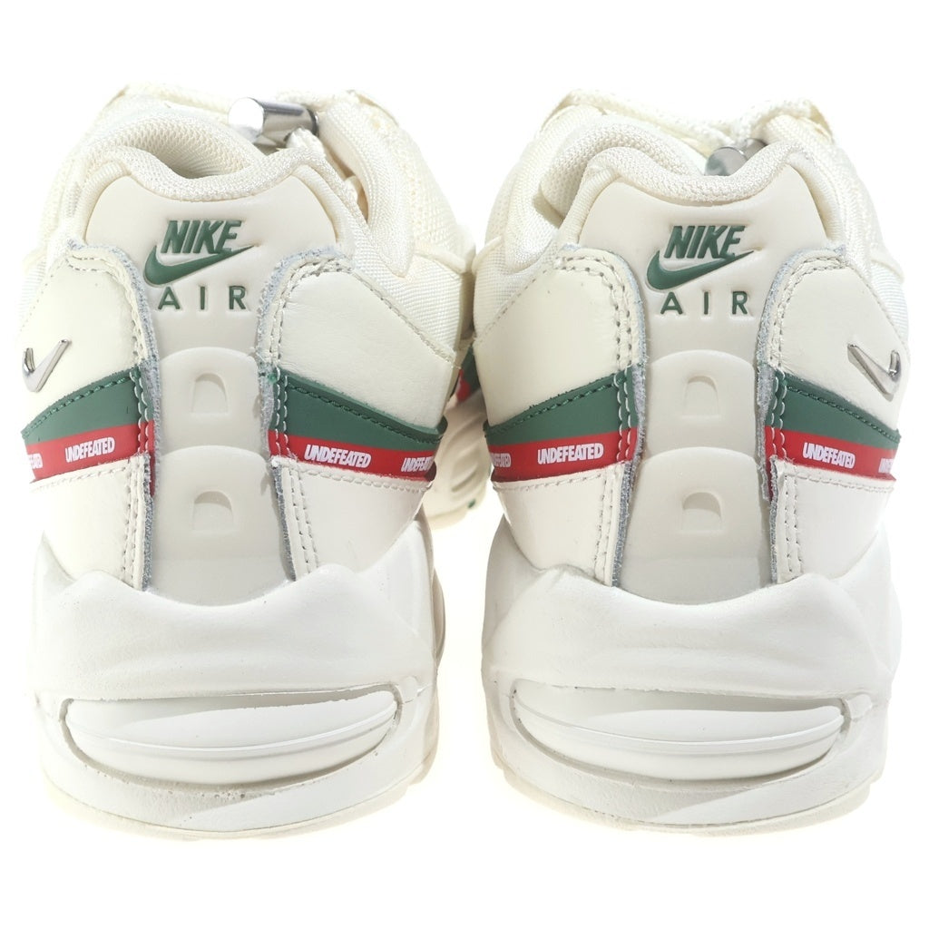 NIKE(ナイキ) ×UNDEFEATED AIR MAX 95 SP SAIL アンディフィーテッド エアマックス95 セイル ローカットスニーカー クリーム US7.5/25.5cm IB4453-100