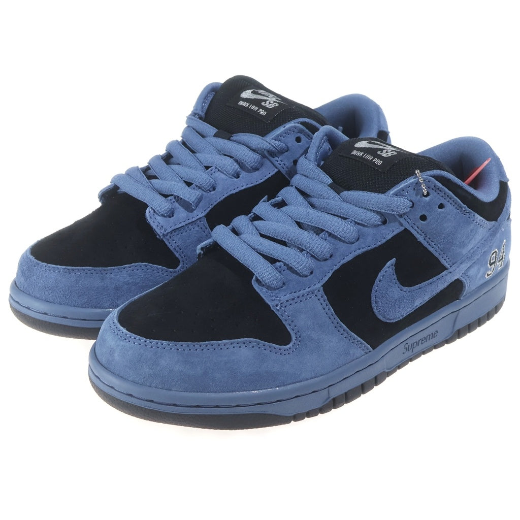 SUPREME(シュプリーム) 25AW ×NIKE SB DUNK LOW OCEAN FOG ナイキ エスビー ダンク オーシャンフォグ 北米限定 ローカットスニーカー ブルー/ブラック US7/25cm HQ8487-400