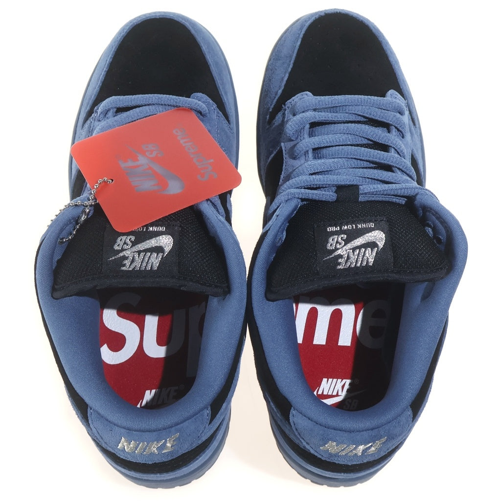 SUPREME(シュプリーム) 25AW ×NIKE SB DUNK LOW OCEAN FOG ナイキ エスビー ダンク オーシャンフォグ 北米限定 ローカットスニーカー ブルー/ブラック US7/25cm HQ8487-400
