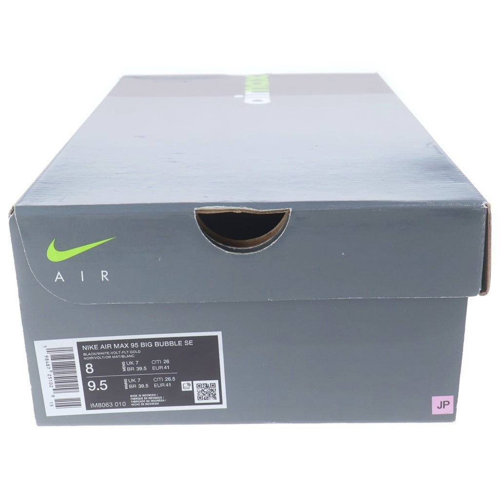 NIKE(ナイキ) AIR MAX 95 BIG BUBBLE SE エアマックス ビッグ バブル ローカットスニーカー ブラック US8/26cm IM8063-010