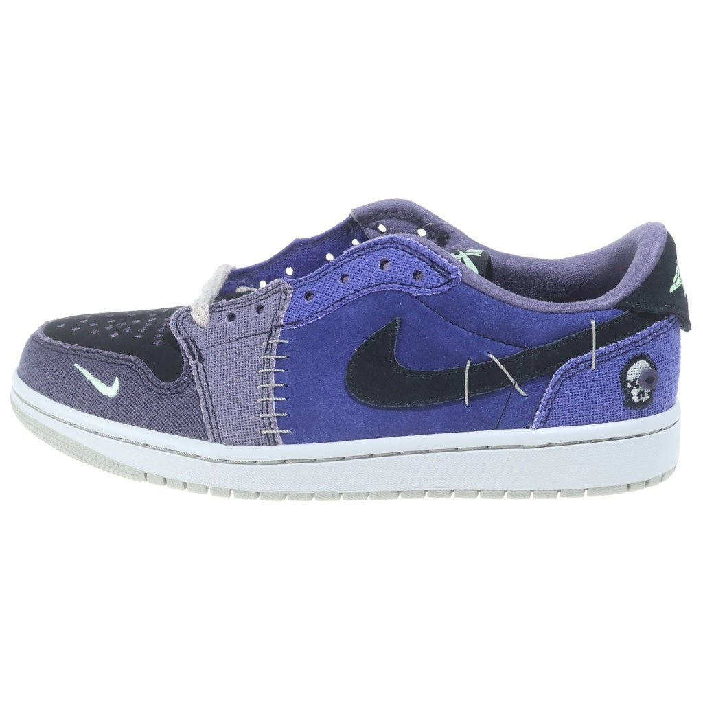 NIKE(ナイキ) ×ZION WILLIAMSON AIR JORDAN 1 RETRO LOW OG ザイオンウィリアムソン エアジョーダン1 ローカットスニーカー ブルー/パープル US7.5/25.5cm IH2309-500