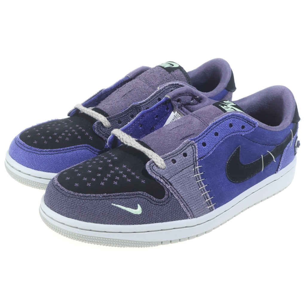 NIKE(ナイキ) ×ZION WILLIAMSON AIR JORDAN 1 RETRO LOW OG ザイオンウィリアムソン エアジョーダン1 ローカットスニーカー ブルー/パープル US7.5/25.5cm IH2309-500