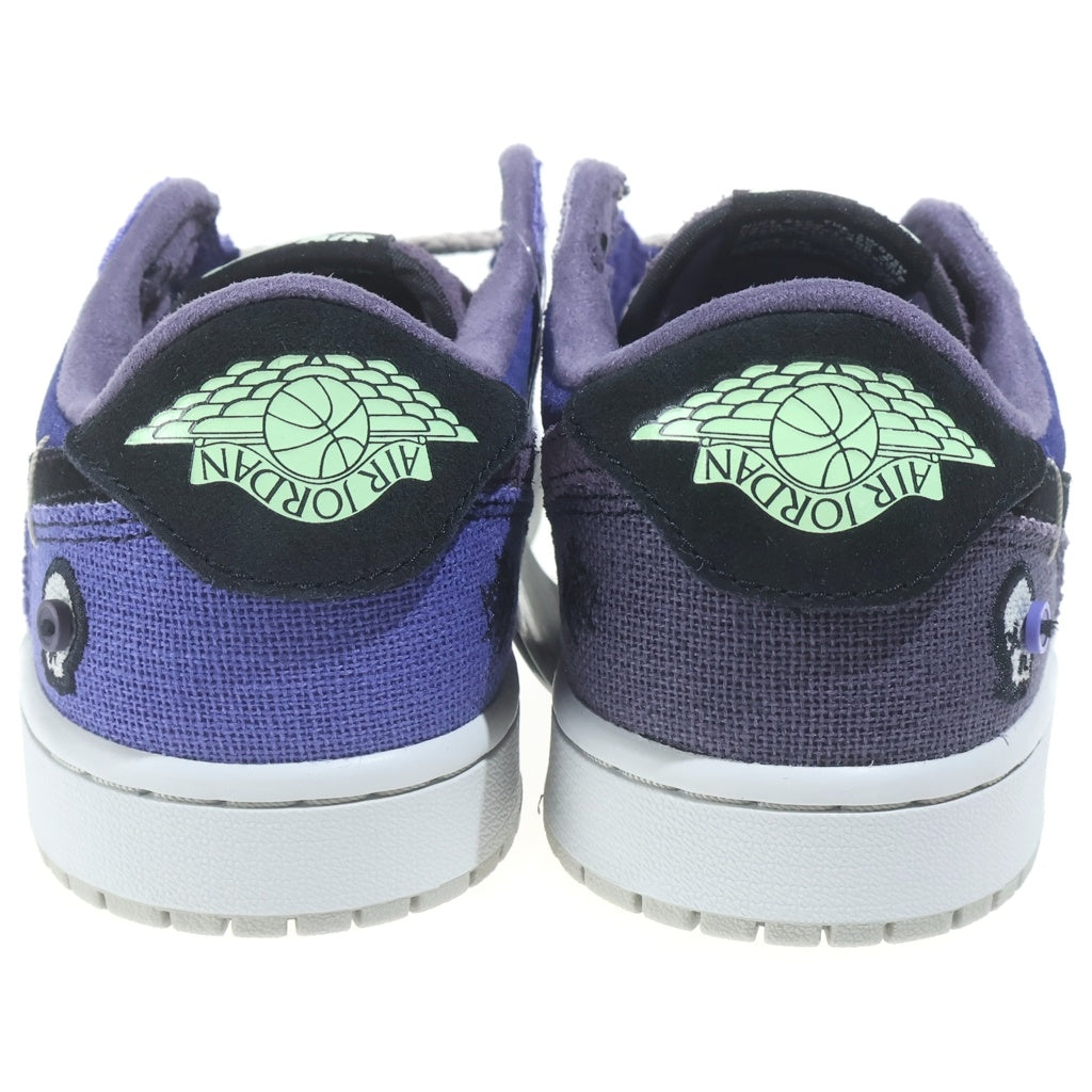 NIKE(ナイキ) ×ZION WILLIAMSON AIR JORDAN 1 RETRO LOW OG ザイオンウィリアムソン エアジョーダン1 ローカットスニーカー ブルー/パープル US7.5/25.5cm IH2309-500