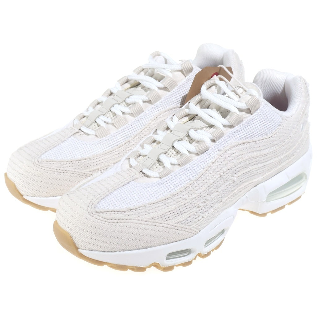 NIKE(ナイキ) ×LEVI'S AIR MAX 95 OG DENIM WHITE リーバイス エアマックス95 デニム ローカットスニーカー クリーム/ホワイト US7.5/25.5cm HM4743-100
