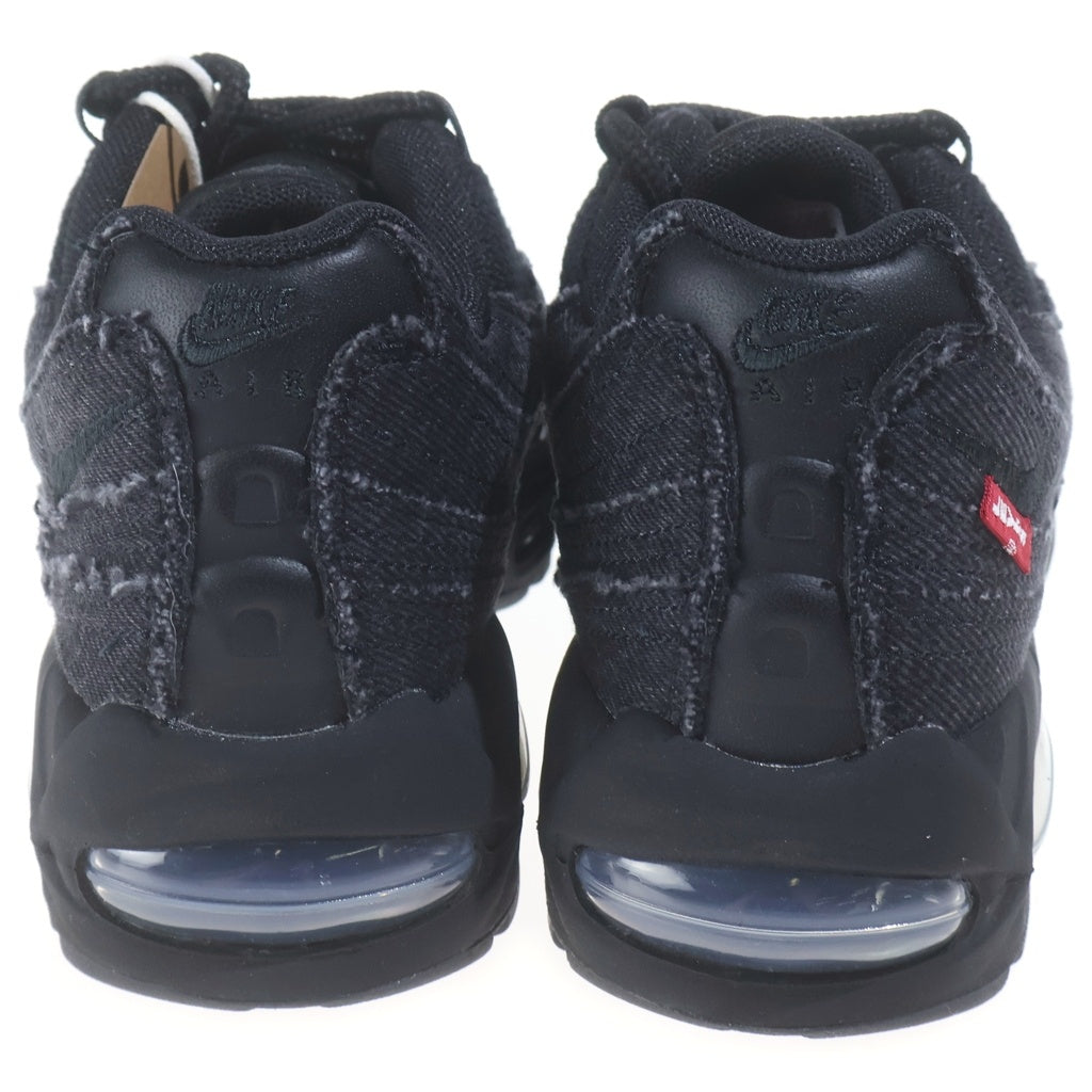 NIKE(ナイキ) ×LEVI'S AIR MAX 95 OG DENIM BRACK リーバイス エアマックス95 デニム ローカットスニーカー ブラック US7.5/25.5cm HM4743-001