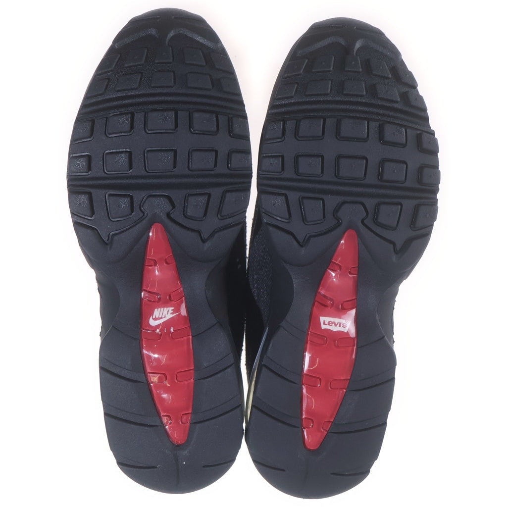 NIKE(ナイキ) ×LEVI'S AIR MAX 95 OG DENIM BRACK リーバイス エアマックス95 デニム ローカットスニーカー ブラック US7.5/25.5cm HM4743-001