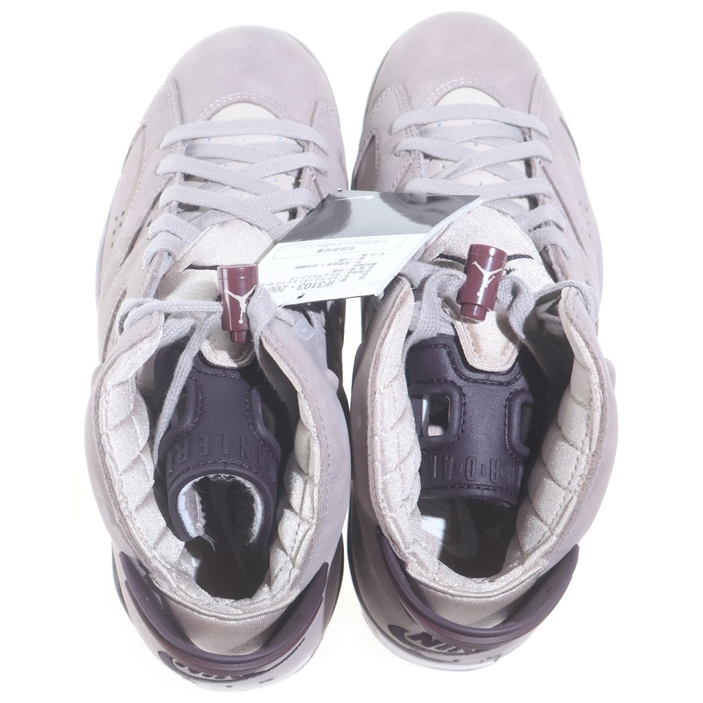 NIKE(ナイキ) ×A MA MANIERE AIR JORDAN6 RETRO SMOKEY MAUVE アママニエール エアジョーダン6 レトロ スモーキーモーブ ハイカットスニーカー ベージュ US6.5/24.5cm IF3103-200