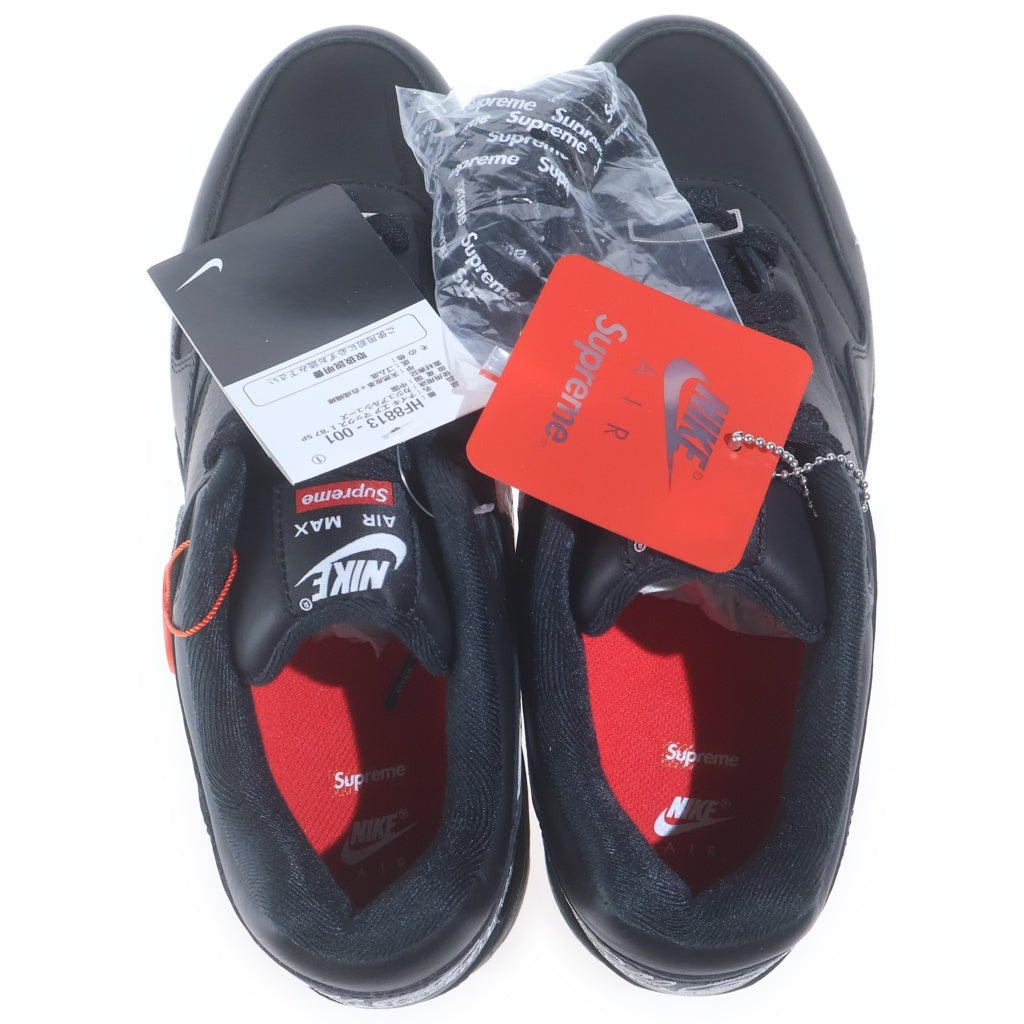 SUPREME(シュプリーム) 25SS ×NIKE AIR MAX 1 87 SP ナイキ エアマックス1 ローカットスニーカー ブラック US8/26cm HF8813-001