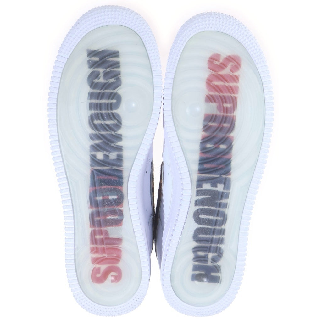 SUPREME(シュプリーム) 25SS ×NIKE ×GOODENOUGH AIR FORCE 1 LOW SP ナイキ グッドイナフ エアフォース1 レオパード ローカットスニーカー ホワイト/ブラウン US8/26cm IM3483-100