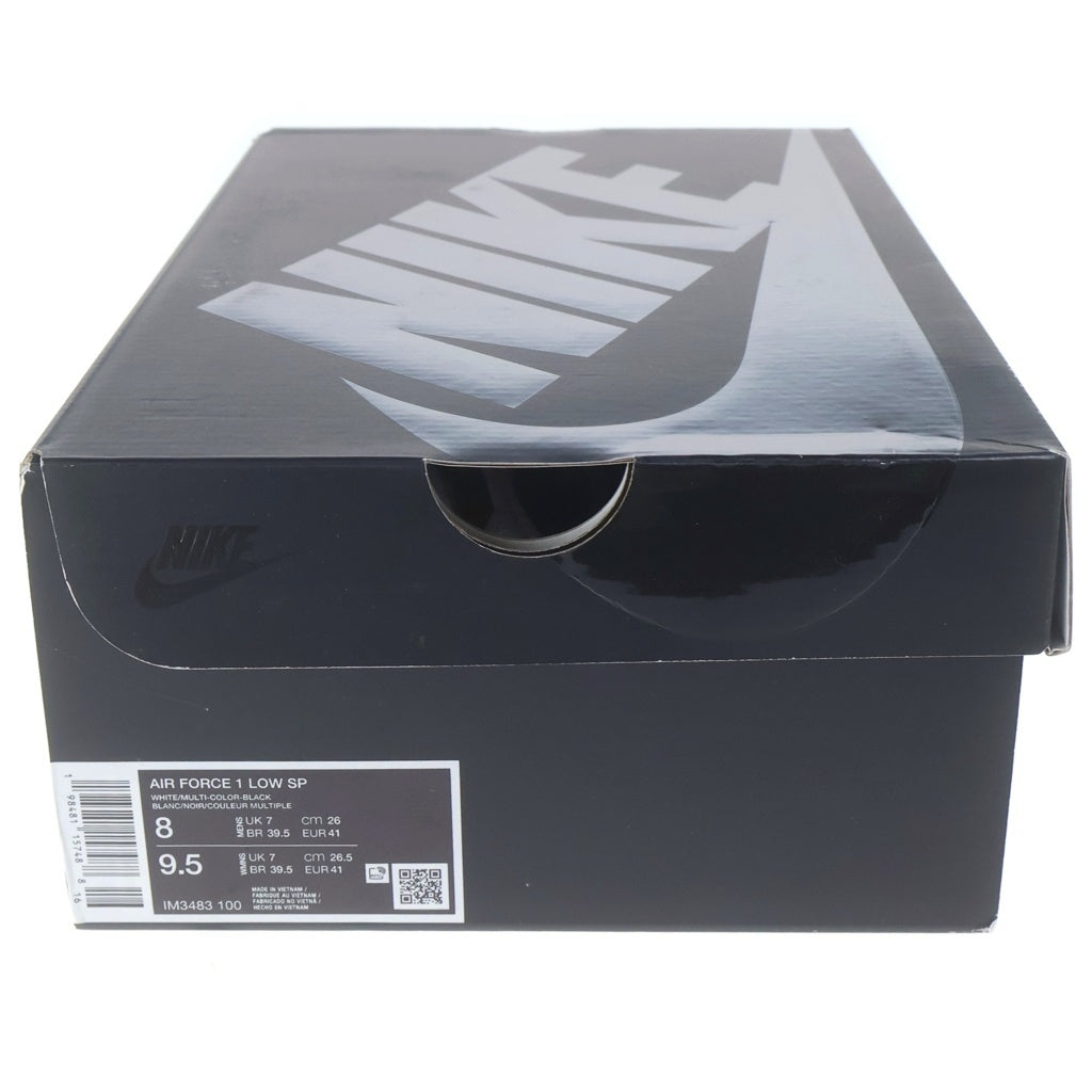 SUPREME(シュプリーム) 25SS ×NIKE ×GOODENOUGH AIR FORCE 1 LOW SP ナイキ グッドイナフ エアフォース1 レオパード ローカットスニーカー ホワイト/ブラウン US8/26cm IM3483-100