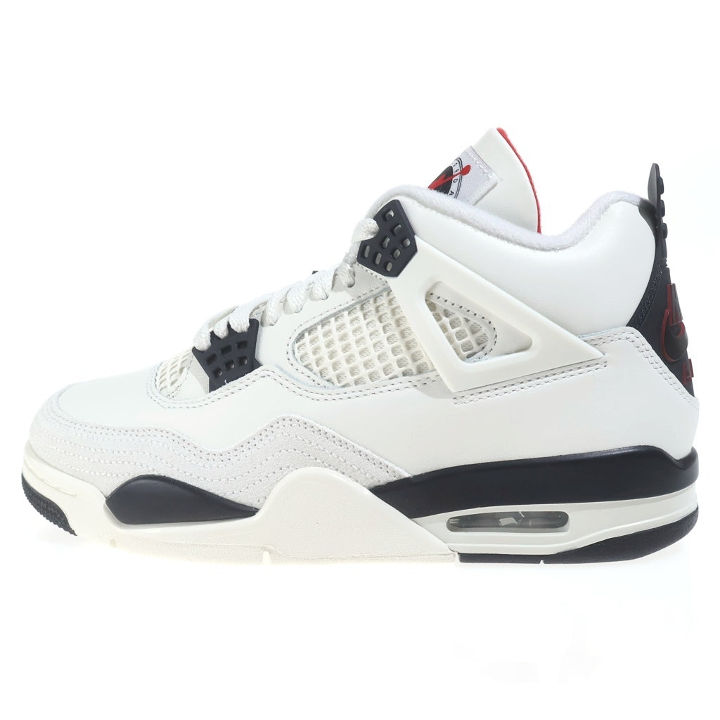 NIKE(ナイキ) AIR JORDAN 4 RETRO OG FC FLIGHT CLUB エアジョーダン4 フライトクラブ ハイカットスニーカー ローカットシューズ ホワイト US7.5/25.5cm IM4002-100