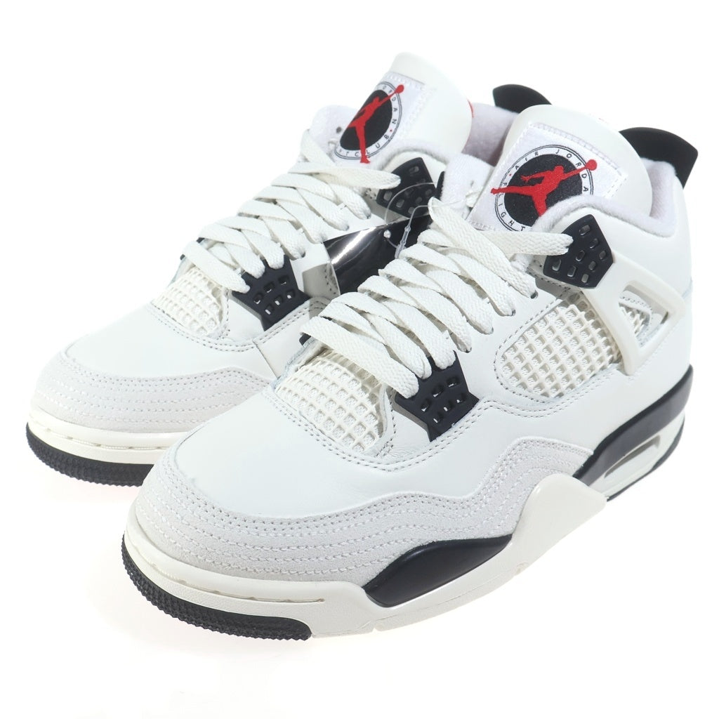 NIKE(ナイキ) AIR JORDAN 4 RETRO OG FC FLIGHT CLUB エアジョーダン4 フライトクラブ ハイカットスニーカー ローカットシューズ ホワイト US7.5/25.5cm IM4002-100