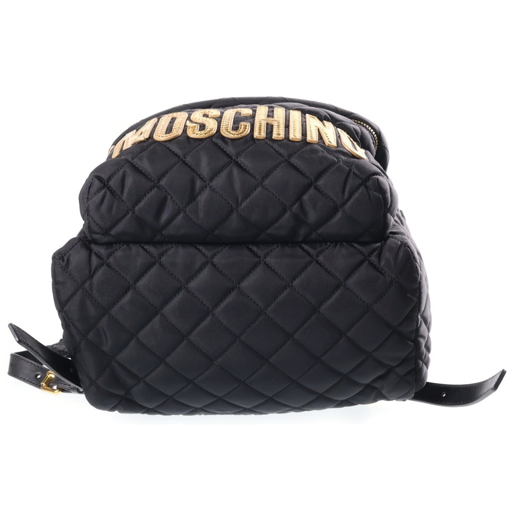 MOSCHINO(モスキーノ) キルティング バックパック リュック ブラック レディース