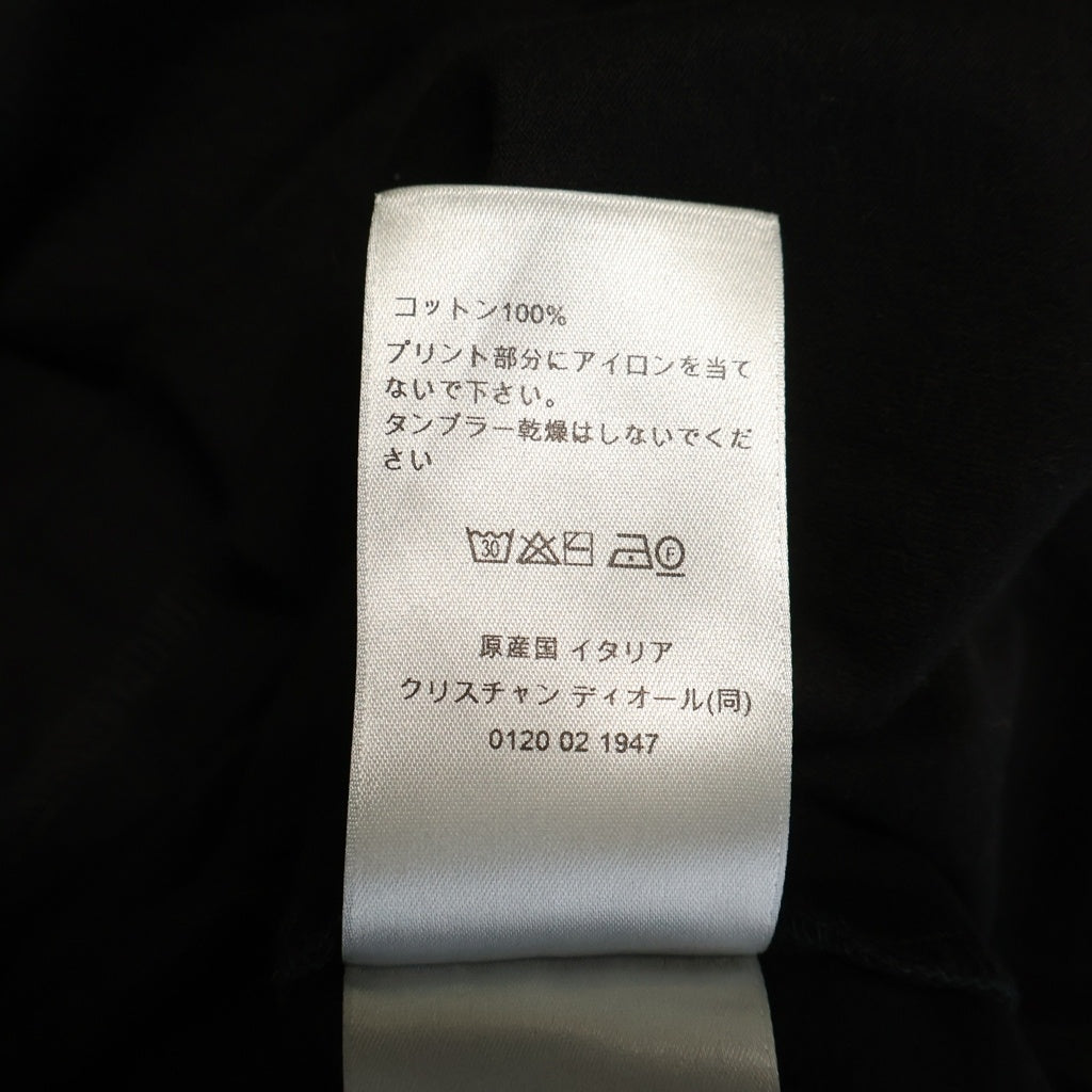 DIOR(ディオール) 24AW Archives Labels T-Shirt Relaxed Fit プリントロゴ 半袖Tシャツ カットソー ブラック 513J696A0677