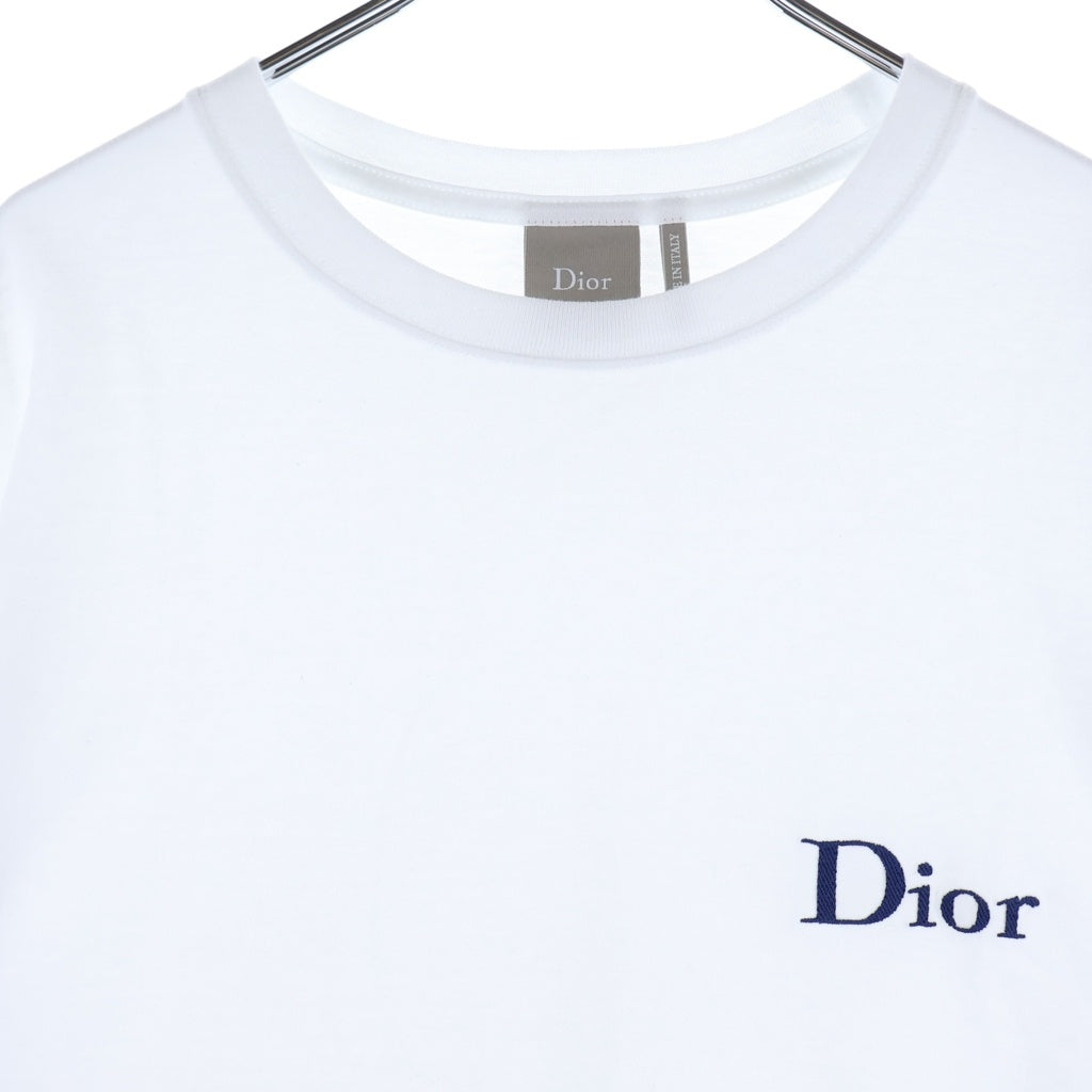 DIOR(ディオール) 26SS Short-sleeved T-shirt ロゴ刺繍 半袖Tシャツ カットソー ホワイト 643J634A3282