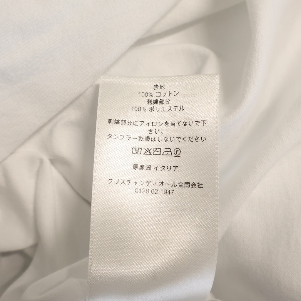DIOR(ディオール) 26SS Short-sleeved T-shirt ロゴ刺繍 半袖Tシャツ カットソー ホワイト 643J634A3282
