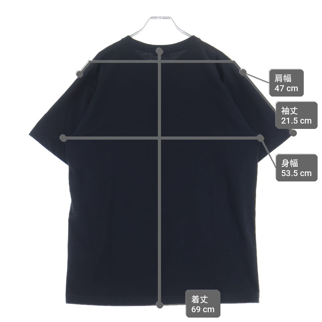 DIOR(ディオール) CDアイコン ロゴ刺繍 半袖Tシャツ カットソー ブラック 943J605A0554