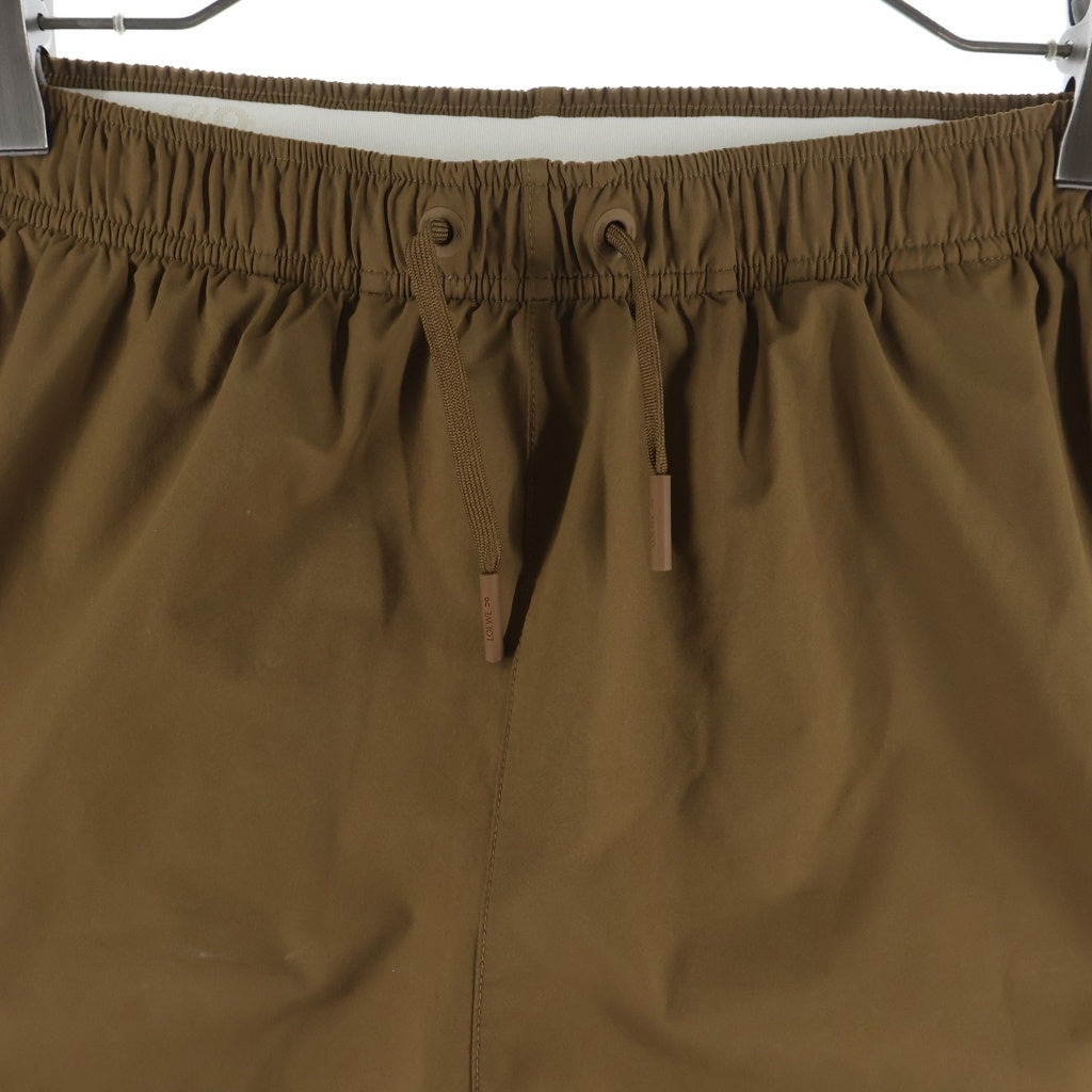 LOEWE(ロエベ) 25SS ×On Performance Shorts in Technical Shell パフォーマンスショーツ ナイロンハーフパンツ ブラウン/ブラック H929Y1AX02