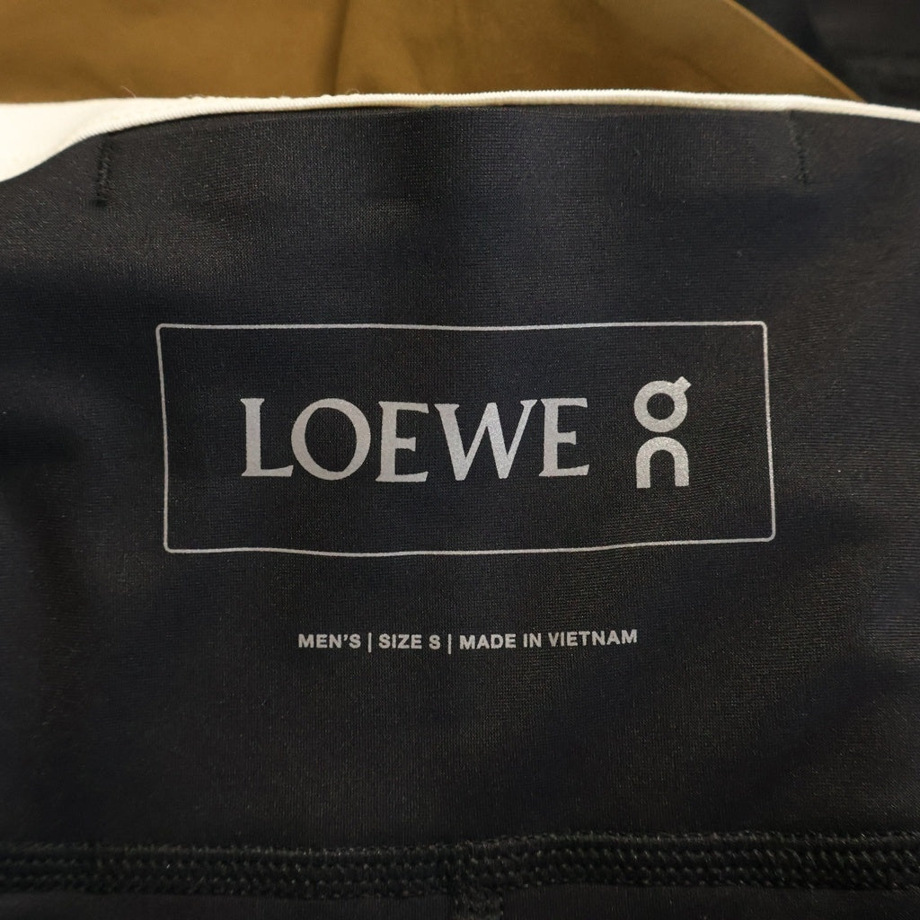 LOEWE(ロエベ) 25SS ×On Performance Shorts in Technical Shell パフォーマンスショーツ ナイロンハーフパンツ ブラウン/ブラック H929Y1AX02