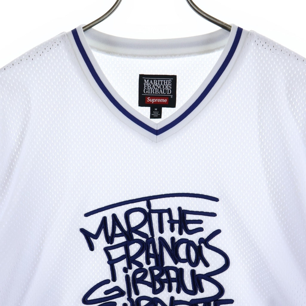 SUPREME(シュプリーム) 23AW×MARITHE FRANCOIS GIRBAUD Hockey Jersey マリテフランソワジルボー ホッケージャージ 長袖シャツ カットソー ホワイト