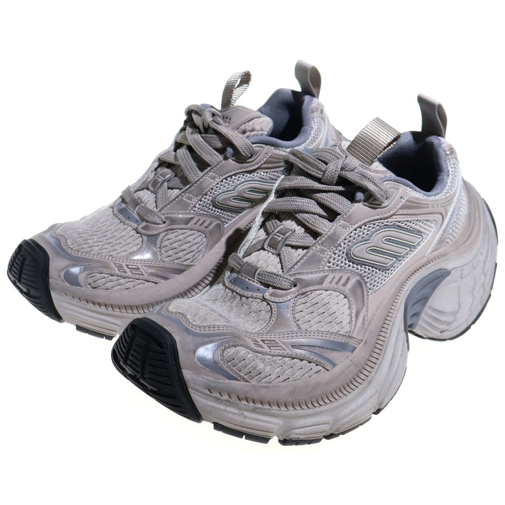 BALENCIAGA(バレンシアガ) 6XL Hardwear Sneaker BBロゴ メッシュハードウェア ローカットスニーカー グレー 815859