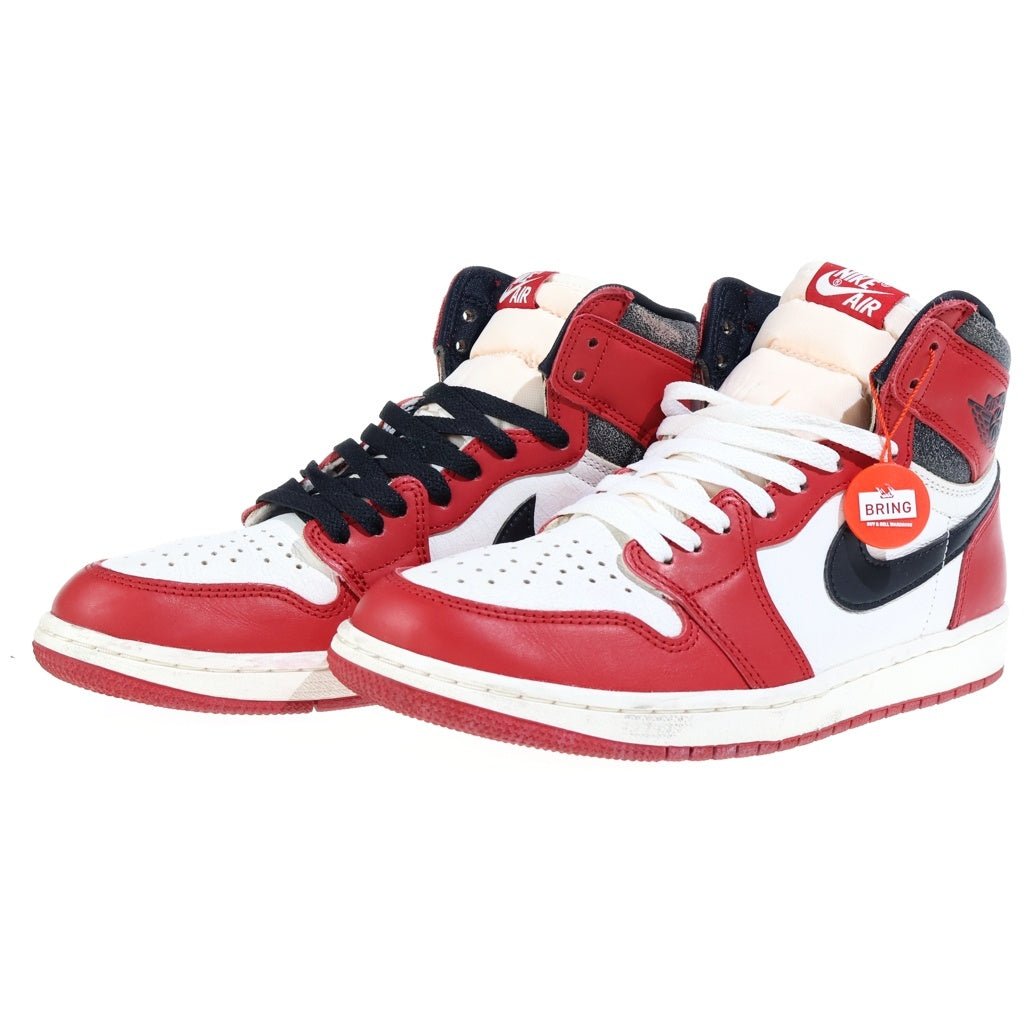 NIKE(ナイキ) AIR JORDAN 1 HIGH OG LOST & FOUND CHICAGO DZ5485-612 エアジョーダン1 ロスト&ファウンド ハイカットスニーカー ブラック/ホワイト/レッド US9.5/27.5cm