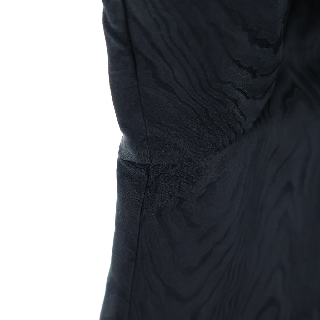 SAINT LAURENT PARIS(サンローランパリ) ラヴァリエネック シルク長袖シャツ ブラック 749170 Y1H09