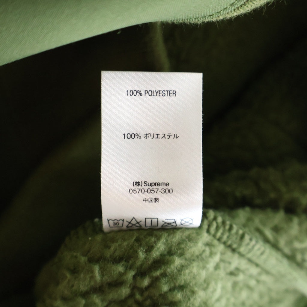 SUPREME(シュプリーム) 20AW ×WINDSTOPPER Zip Up Hooded Sweatshirt ウィンドストッパー ジップアップ フーデッドスウェットシャツ パーカー グリーン
