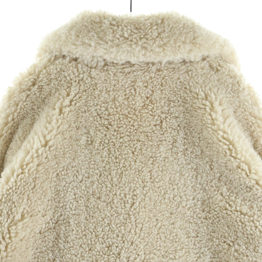 MM6 Maison Margiela(エムエムシックスメゾンマルジェラ) KIDS エコファー ボアコート アウター レディース アイボリー M6704