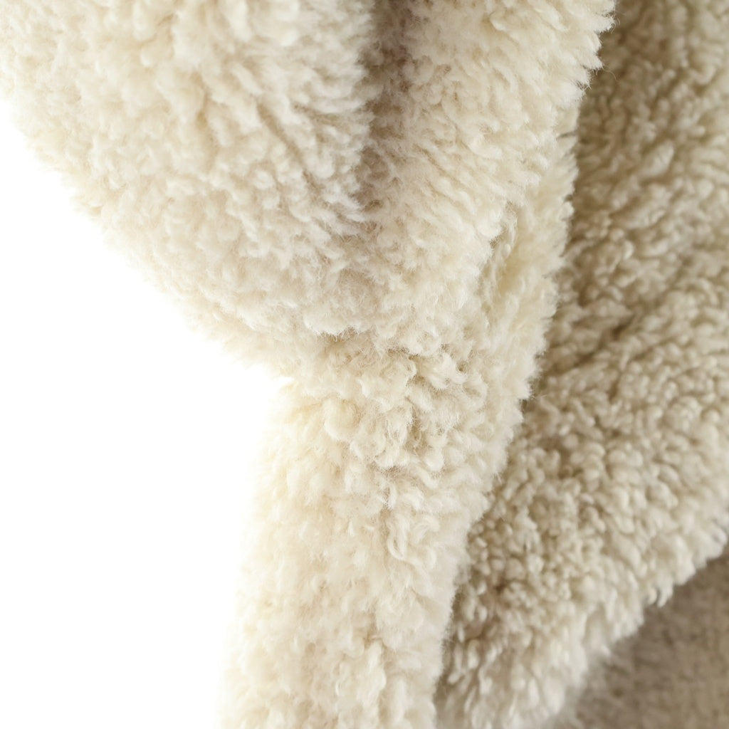 MM6 Maison Margiela(エムエムシックスメゾンマルジェラ) KIDS エコファー ボアコート アウター レディース アイボリー M6704