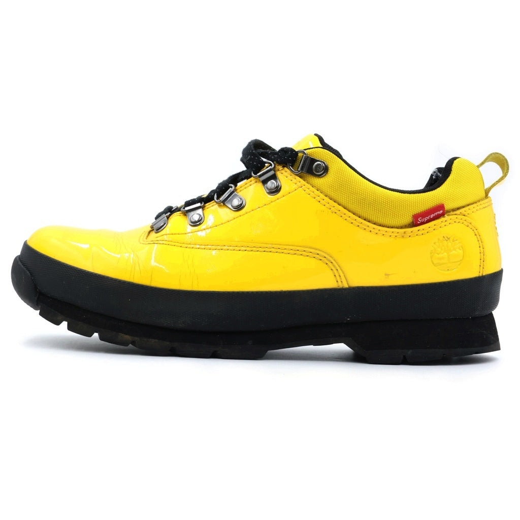SUPREME(シュプリーム) 20SS ×TIMBERLAND Patent Leather Euro Hiker Low A2DJV ティンバーランド パテントレザー ハイカーロー ローカットスニーカー イエロー US9/27cm