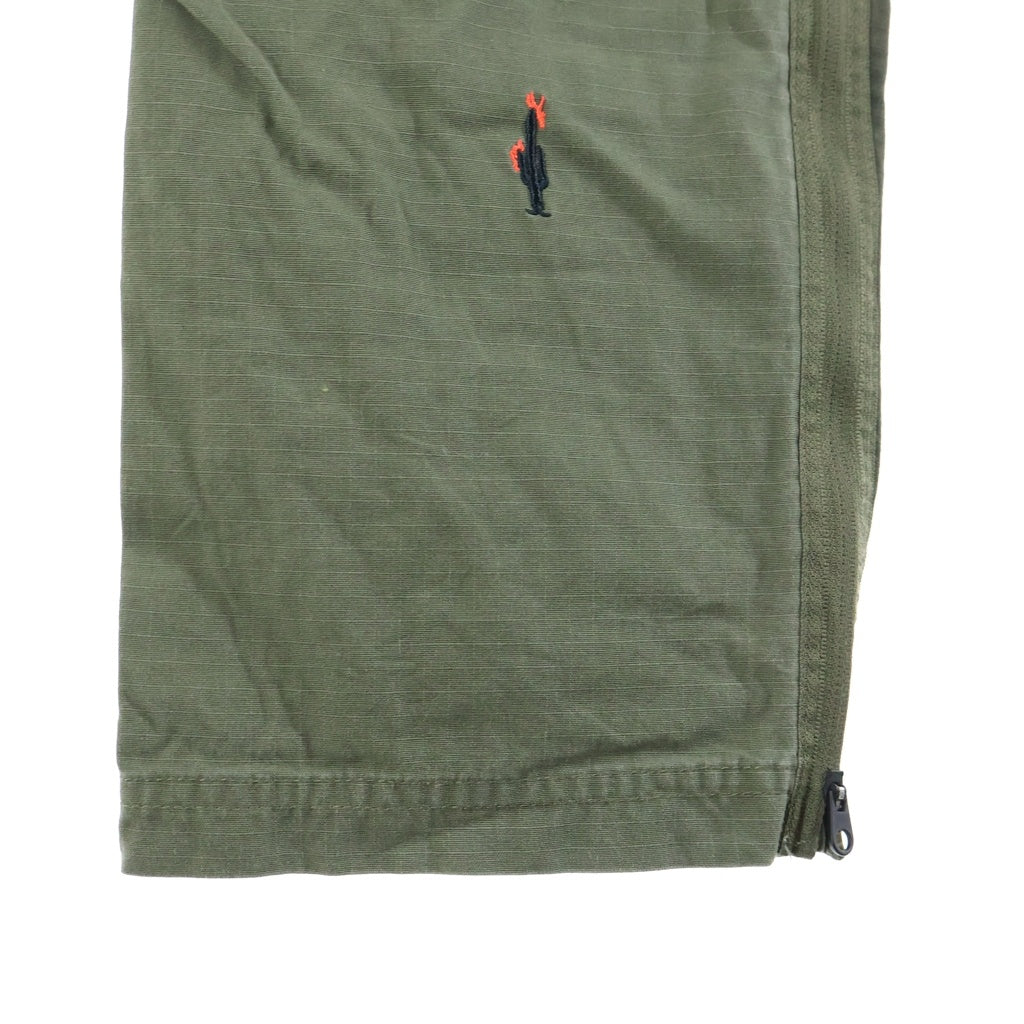 NIKE(ナイキ) ×TRAVIS SCOTT JORDAN CARGO PANTS トラビススコット ジョーダン マルチ刺繍 カーゴパンツ カーキ CQ4394-222