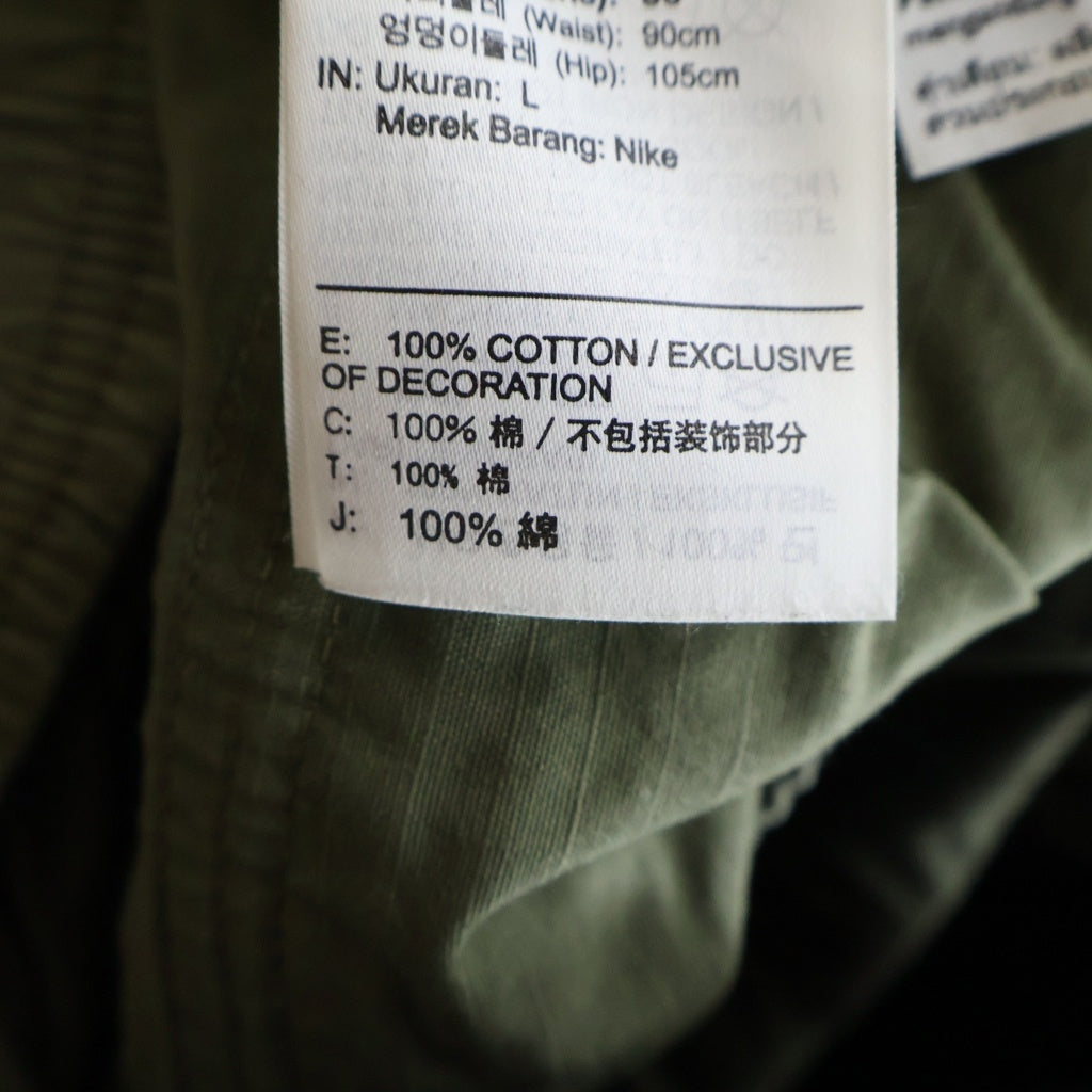 NIKE(ナイキ) ×TRAVIS SCOTT JORDAN CARGO PANTS トラビススコット ジョーダン マルチ刺繍 カーゴパンツ カーキ CQ4394-222