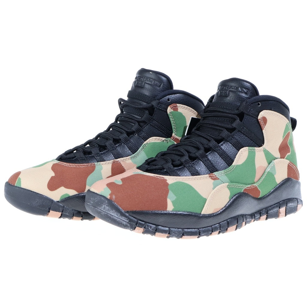 NIKE(ナイキ) AIR JORDAN 10 RETRO 310805-200 エアジョーダン10 レトロ ハイカットスニーカー ブラウン/ブラック US8/26cm