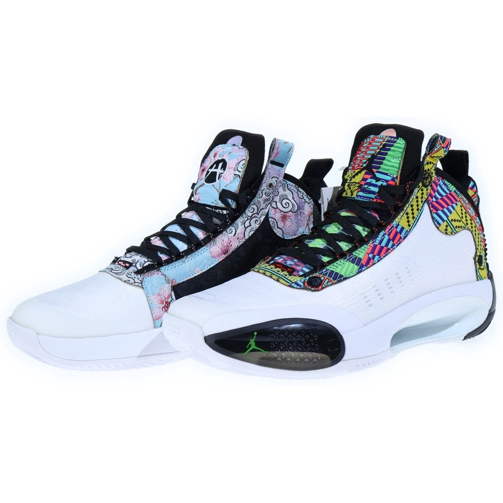 NIKE(ナイキ) AIR JORDAN 34 RUI PE DA1900-900 エアジョーダン34 八村塁 ハイカットシューズ バスケットボール ホワイト US9/27cm