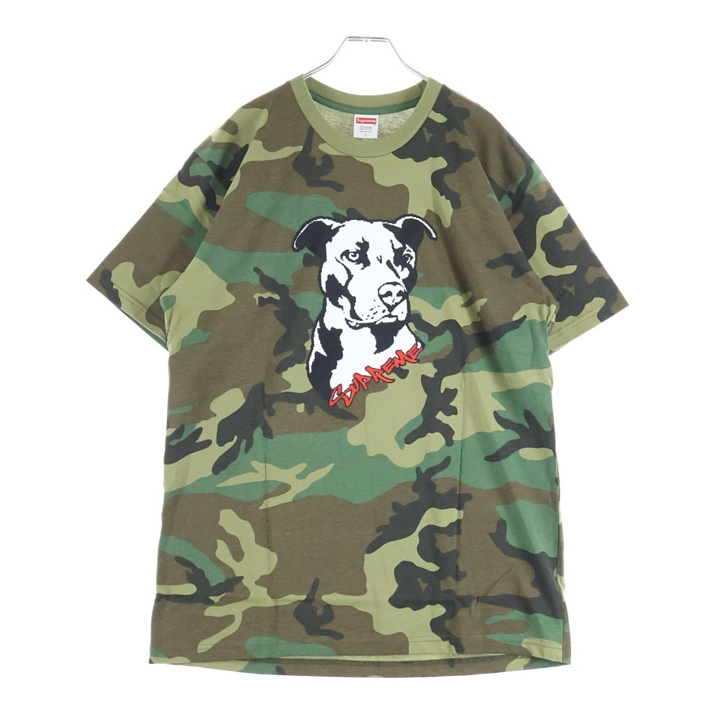 SUPREME(シュプリーム) 20SS Pit Bull Tee ピットブル カモフラ‐柄 半袖Tシャツ カットソー マルチカラー