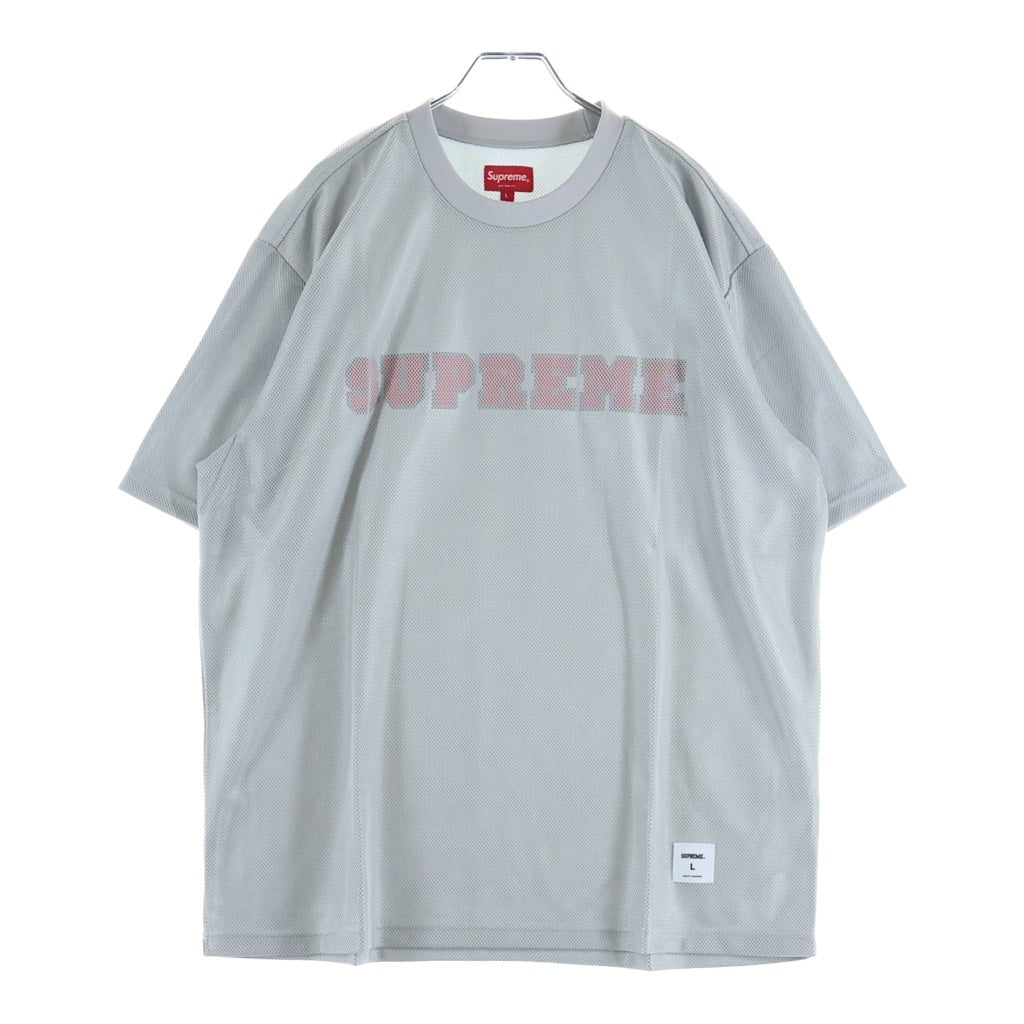 SUPREME(シュプリーム) 20SS Dazzle Mesh S/S Top ダズルメッシュ 半袖シャツ ジャージー グレー