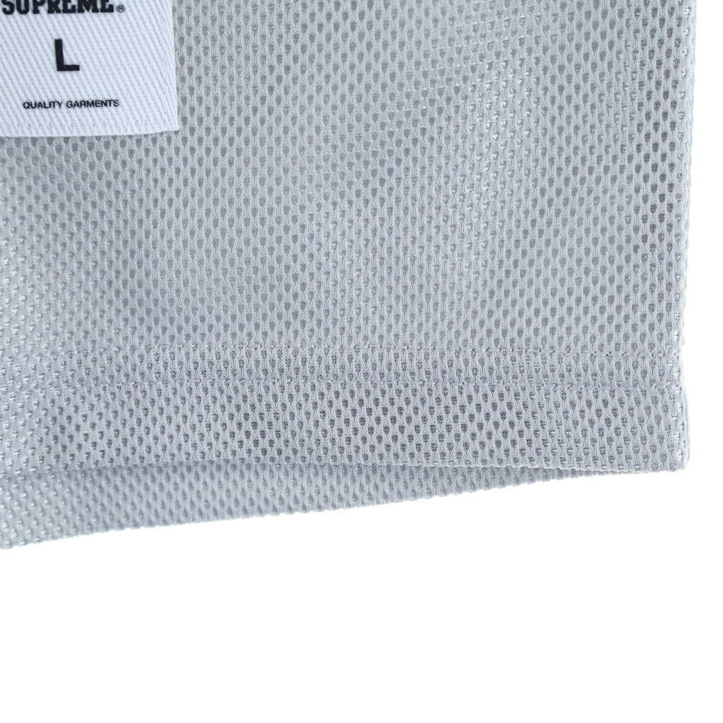 SUPREME(シュプリーム) 20SS Dazzle Mesh S/S Top ダズルメッシュ 半袖シャツ ジャージー グレー