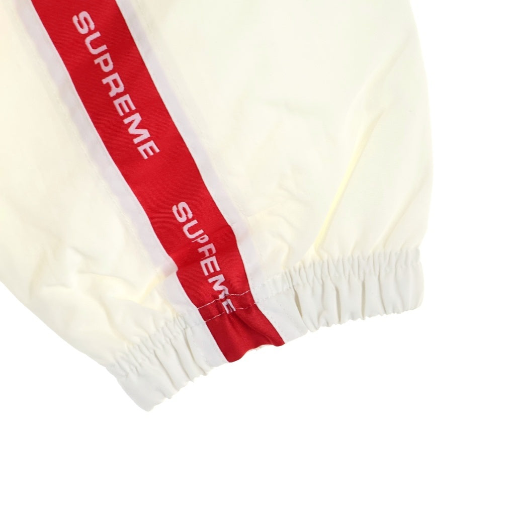 SUPREME(シュプリーム) 21SS Cross Paneled Track Jacket クロスパネルド ナイロン トラックジャケット ホワイト
