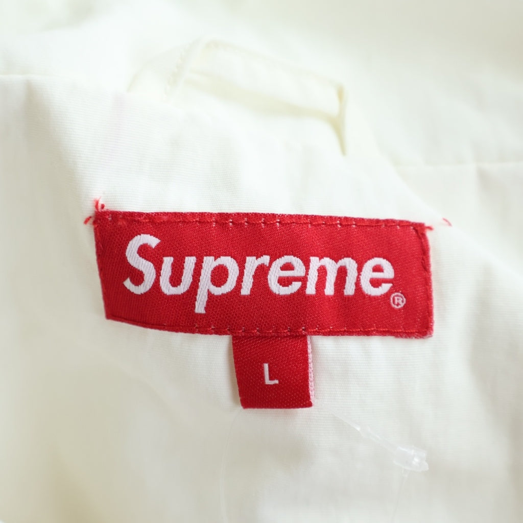 SUPREME(シュプリーム) 21SS Cross Paneled Track Jacket クロスパネルド ナイロン トラックジャケット ホワイト