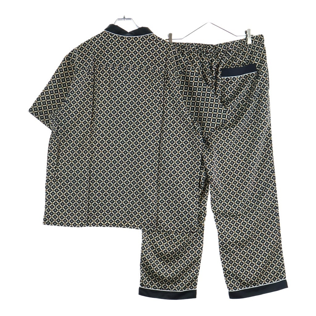 SUPREME(シュプリーム) 20SS Satin Pajama Set 総柄ロゴ サテン パジャマセット 半袖シャツ/パンツ マルチカラー