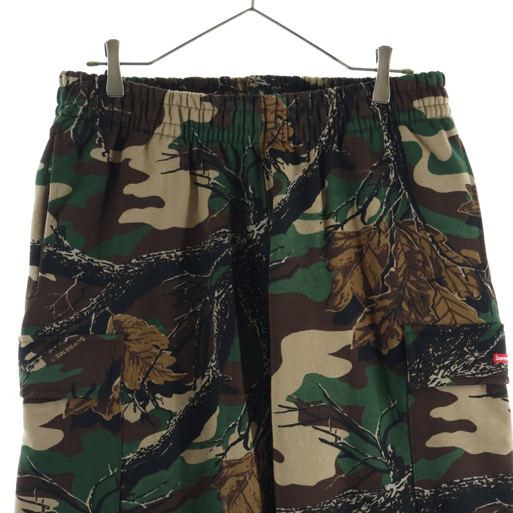 SUPREME(シュプリーム) 22AW Small Box Cargo Sweatpant Woodland Camo スモールボックスロゴ カモフラージュ柄 スウェットカーゴパンツ マルチカラー