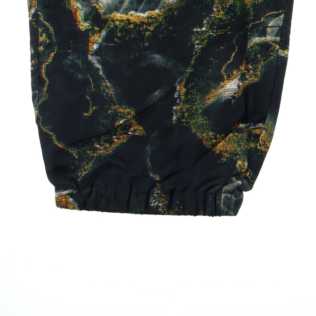 SUPREME(シュプリーム) 20AW Marble Track Pants マーブル 総柄ロゴ ナイロン トラックパンツ ブラック
