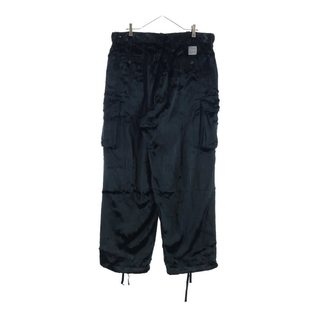 SUPREME(シュプリーム) 22AW ×Yohji Yamamoto Faux Fur Cargo Pant ヨウジヤマモト フェイクファー カーゴパンツ ブラック