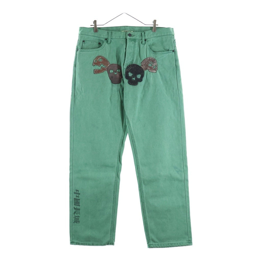 SUPREME(シュプリーム) 22AW Great China Wall Canvas 5-Pocket Jean グレートチャイナウォール 万里の長城 カンバス 5ポケットジーンズ デニムパンツ グリーン