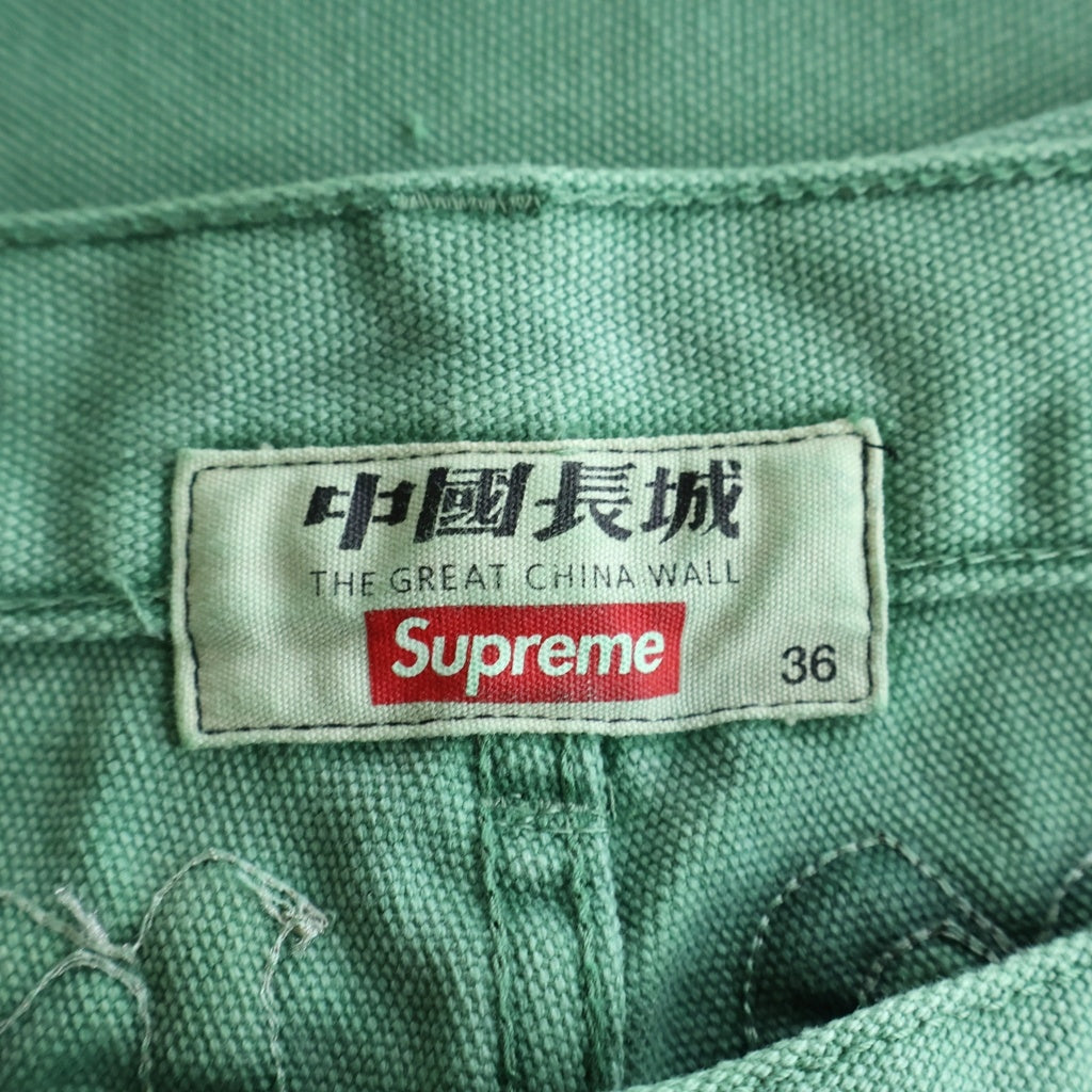 SUPREME(シュプリーム) 22AW Great China Wall Canvas 5-Pocket Jean グレートチャイナウォール 万里の長城 カンバス 5ポケットジーンズ デニムパンツ グリーン