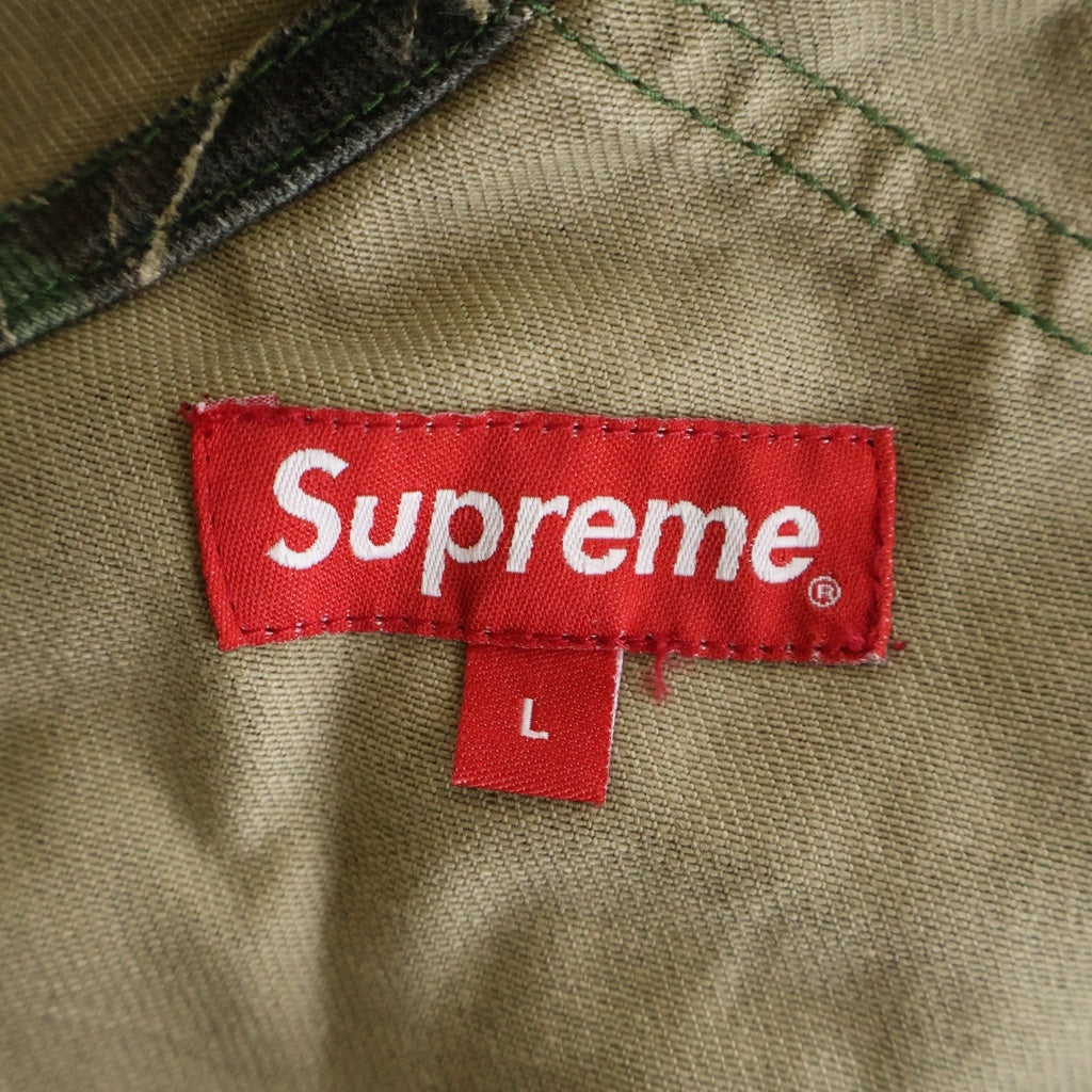 SUPREME(シュプリーム) 22AW Cargo Denim Overalls Branch Woodland Camo ブランチウッドカモ カーゴデニムオーバーオール オールインワン マルチカラー