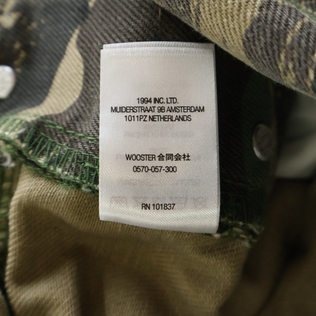 SUPREME(シュプリーム) 22AW Cargo Denim Overalls Branch Woodland Camo ブランチウッドカモ カーゴデニムオーバーオール オールインワン マルチカラー