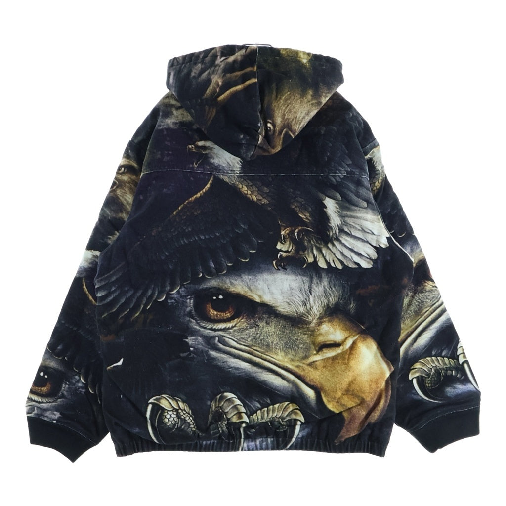 SUPREME(シュプリーム) 21SS Eagle Hooded Work Jacket オーバーイーグルプリント フーデッドワークジャケット ブラック